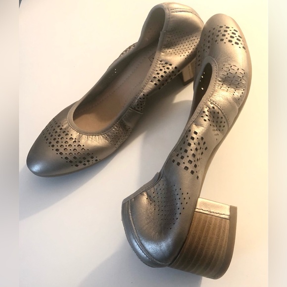 PIKOLINOS DARK GOLD ELASTICIZED SLIP-ON BLOCK HEEL SHOE SIZE EU 37 - Picture 6 of 16